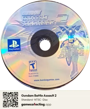 Gundam Battle Assault 2 PlayStation, NTSC disc