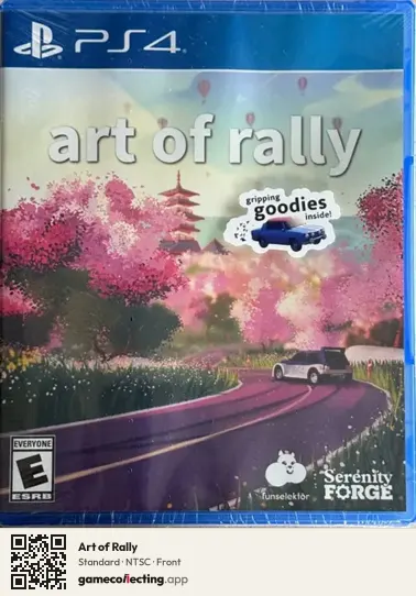 Art of Rally PlayStation 4, NTSC box front