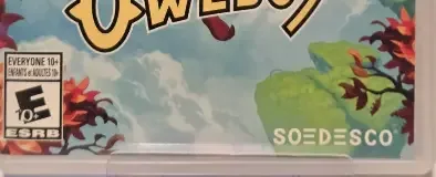 Owlboy, the ESRB box on its front