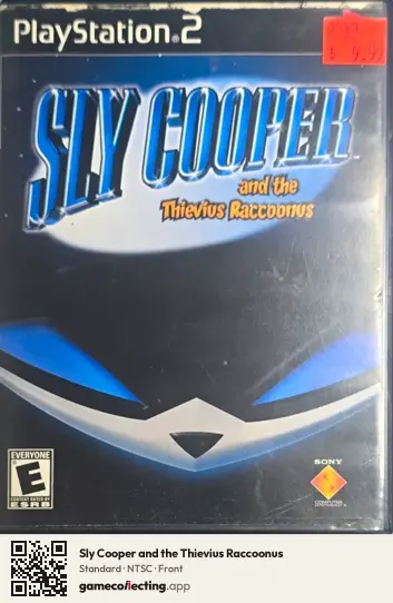 Sly Cooper and the Thievius Raccoonus PlayStation 2, NTSC box front
