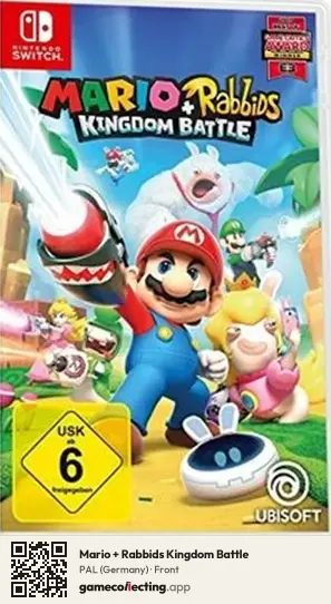 Mario + Rabbids Kingdom Battle Nintendo Switch, Germany box front