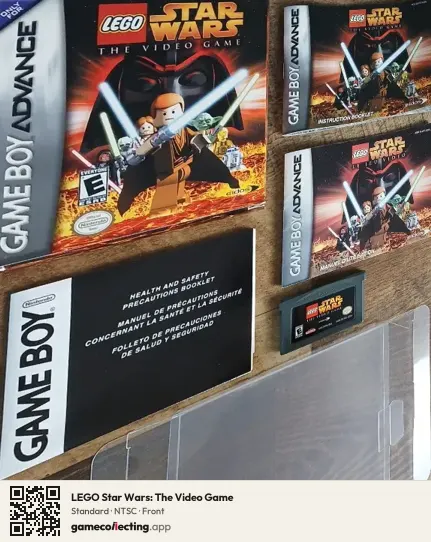 LEGO Star Wars: The Video Game Game Boy Advance, NTSC box front