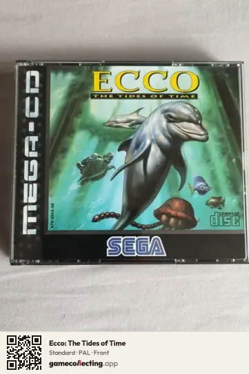 Ecco: The Tides of Time Sega Mega-CD / Sega CD, PAL box front