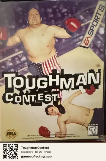 Toughman Contest Sega Mega Drive / Genesis, NTSC box front