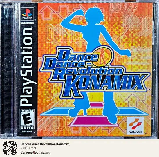 Dance Dance Revolution Konamix PlayStation, NTSC box front