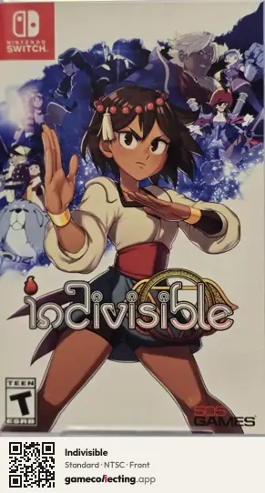 Indivisible Nintendo Switch, NTSC box front