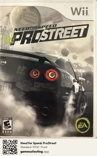 Need for Speed: ProStreet Nintendo Wii, NTSC box front