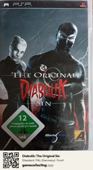 Diabolik: The Original Sin PlayStation Portable, Germany box front