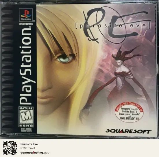 Parasite Eve PlayStation, NTSC box front