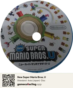 New Super Mario Bros. U Nintendo Wii U, Asia disc