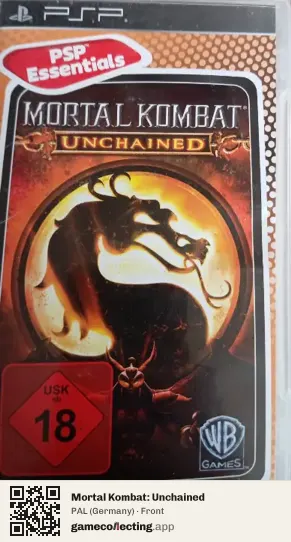 Mortal Kombat: Unchained PlayStation Portable, Germany box front