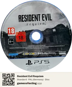Resident Evil Requiem PlayStation 5, PAL disc