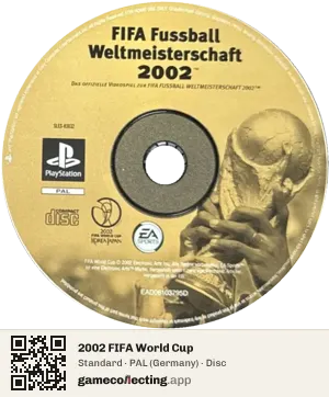 2002 FIFA World Cup PlayStation, PAL disc
