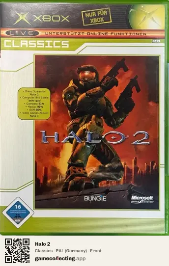 Halo 2 Xbox, Germany box front