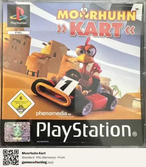 Moorhuhn Kart PlayStation, Germany box front