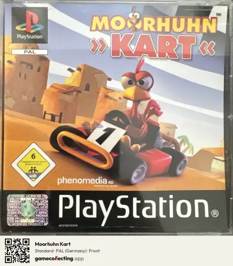 Moorhuhn Kart PlayStation, Germany box front