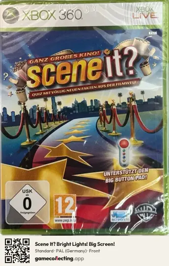 Scene It? Bright Lights! Big Screen! Xbox 360, Germany box front