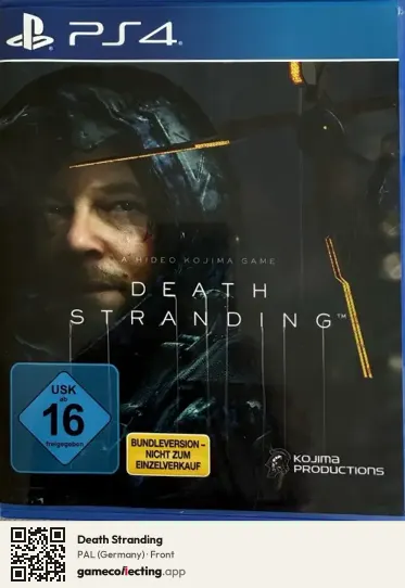 Death Stranding PlayStation 4, Germany box front