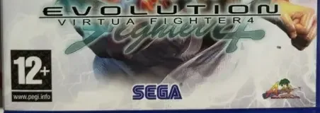 Virtua Fighter 4 Evolution, the PEGI square on its front