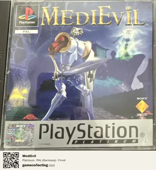 MediEvil PlayStation, Germany box front