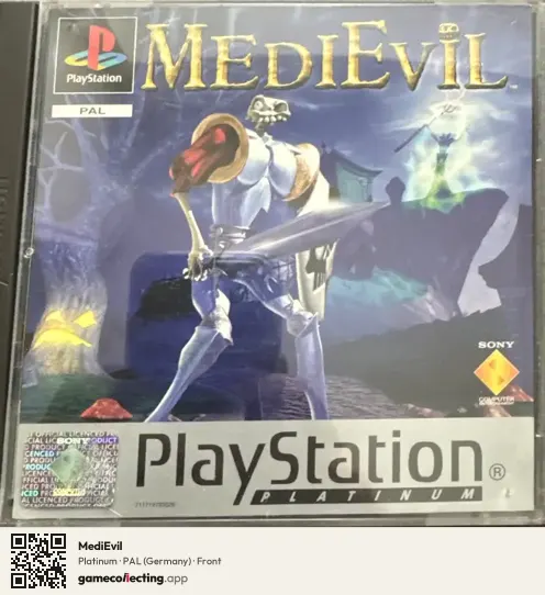 MediEvil PlayStation, Germany box front
