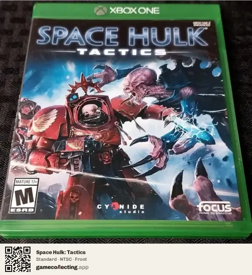 Space Hulk: Tactics Xbox One, NTSC box front