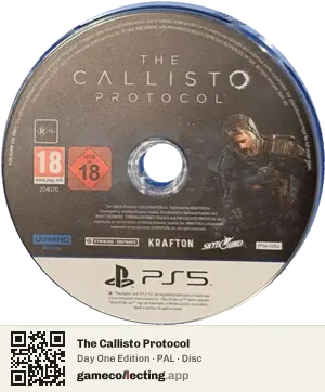 The Callisto Protocol PlayStation 5, PAL disc