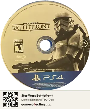 Star Wars Battlefront PlayStation 4, NTSC disc
