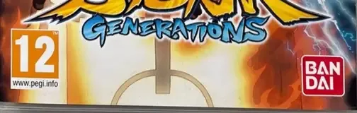 Naruto Shippuden: Ultimate Ninja Storm Generations, the PEGI square on its front