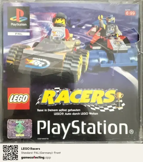 LEGO Racers PlayStation, Germany box front