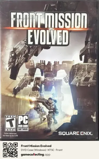 Front Mission Evolved Computer, NTSC box front