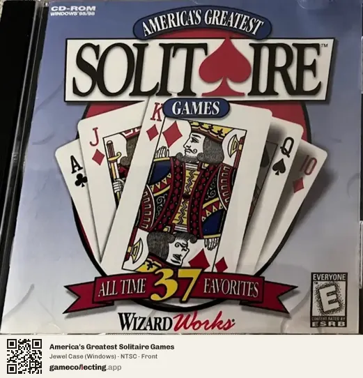 America's Greatest Solitaire Games Computer, NTSC box front