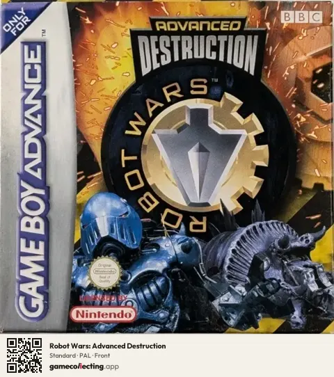 Robot Wars: Advanced Destruction Game Boy Advance, PAL box front