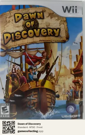 Dawn of Discovery Nintendo Wii, NTSC box front