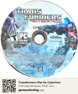 Transformers: War for Cybertron Computer, NTSC disc