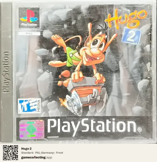 Hugo 2 PlayStation, Germany box front