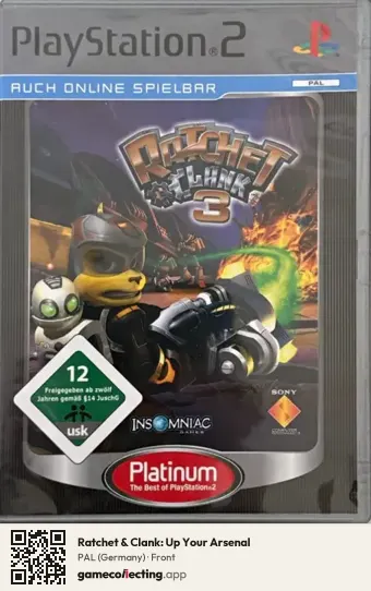 Ratchet & Clank: Up Your Arsenal PlayStation 2, Germany box front