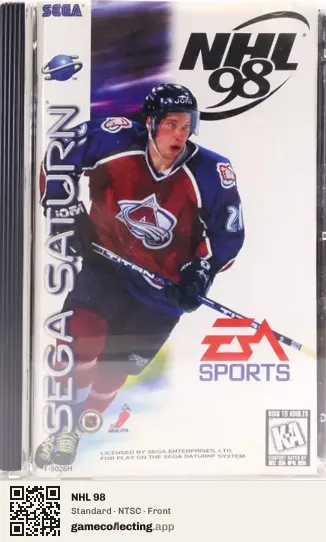 NHL 98 Sega Saturn, NTSC box front