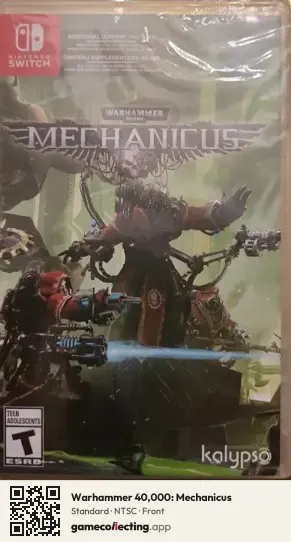 Warhammer 40,000: Mechanicus Nintendo Switch, NTSC box front