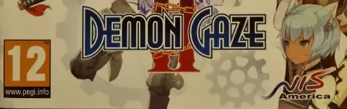 Demon Gaze II, the PEGI square on its front