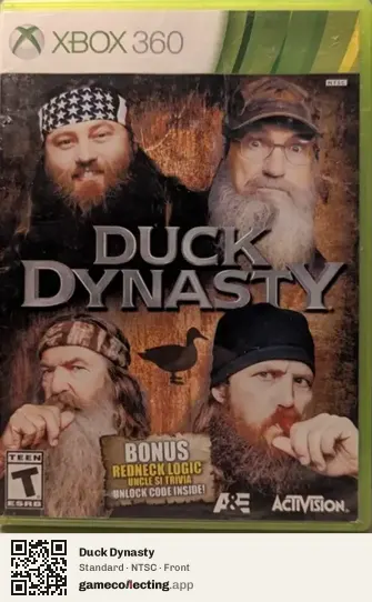 Duck Dynasty Xbox 360, NTSC box front