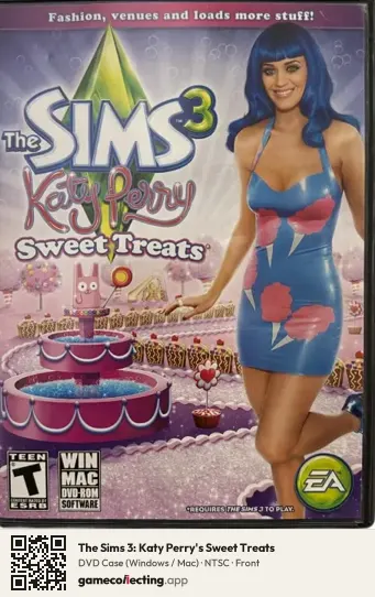 The Sims 3: Katy Perry's Sweet Treats Computer, NTSC box front