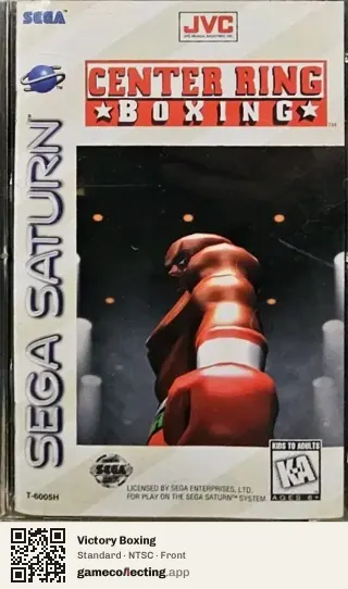 Victory Boxing Sega Saturn, NTSC box front