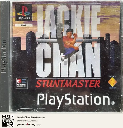 Jackie Chan Stuntmaster PlayStation, PAL box front