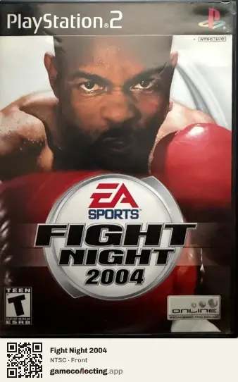 Fight Night 2004 PlayStation 2, NTSC box front