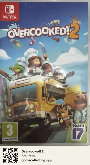 Overcooked! 2 Nintendo Switch, PAL box front