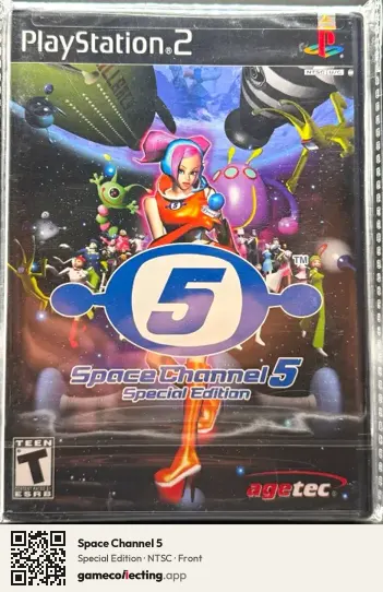 Space Channel 5 PlayStation 2, NTSC box front