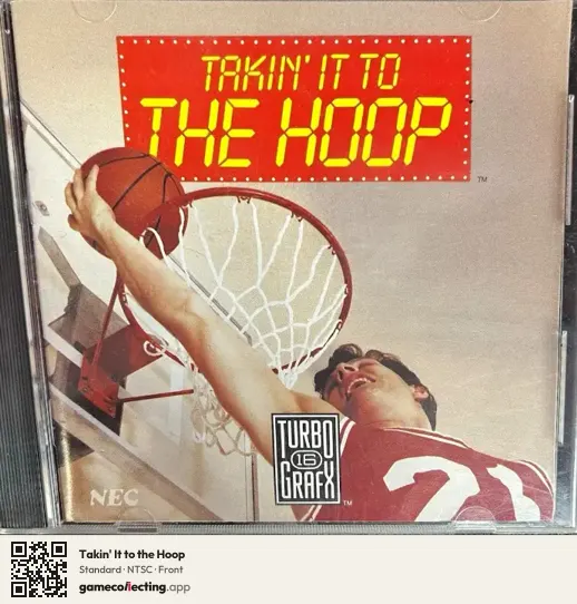 Takin' It to the Hoop TurboGrafx-16, NTSC box front