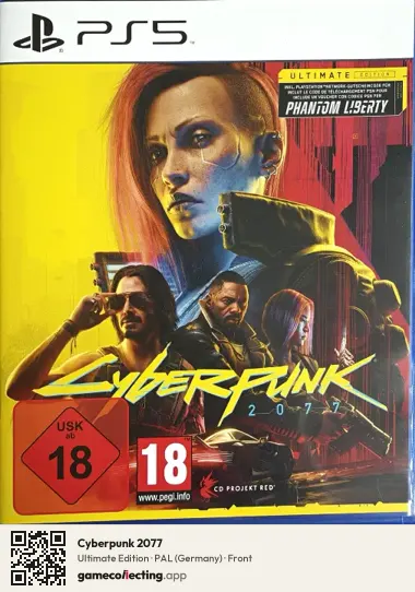Cyberpunk 2077 PlayStation 5, Germany box front