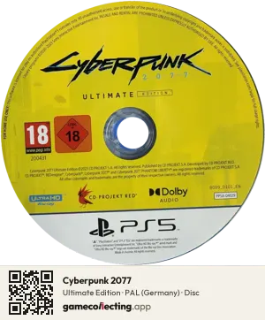Cyberpunk 2077 PlayStation 5, PAL disc